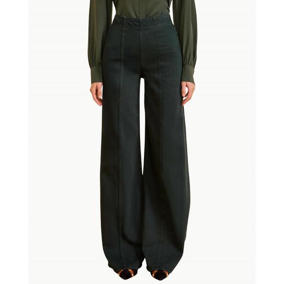 NEW ULLA JOHNSON the bianca high-rise jean in hunter - Picture 1 of 4